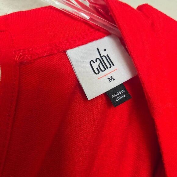 Cabi Uptown Jumpsuit Vermilion Red Size Medium - Picture 10 of 11